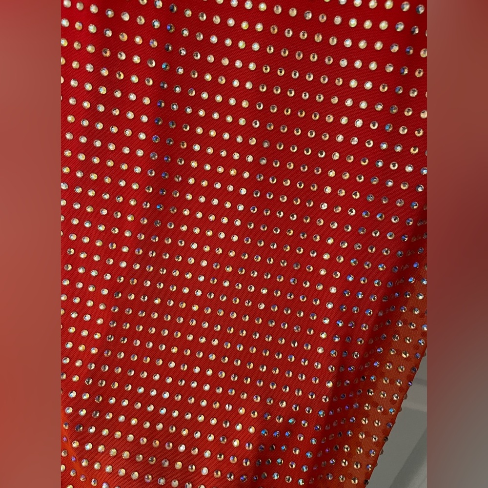 Self-portrait rhinestones off the shoulder dress - Picture 9 of 12